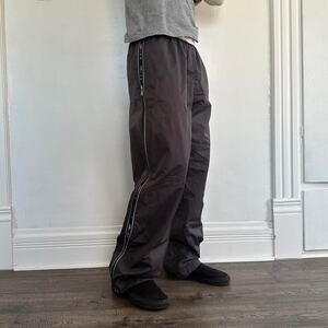 Vintage Y2K 00s Starter Striped Zip Number Track Sweat Pants